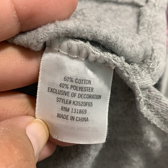 Floral Embroidered Gray Sweatshirt - Picture 3 of 10